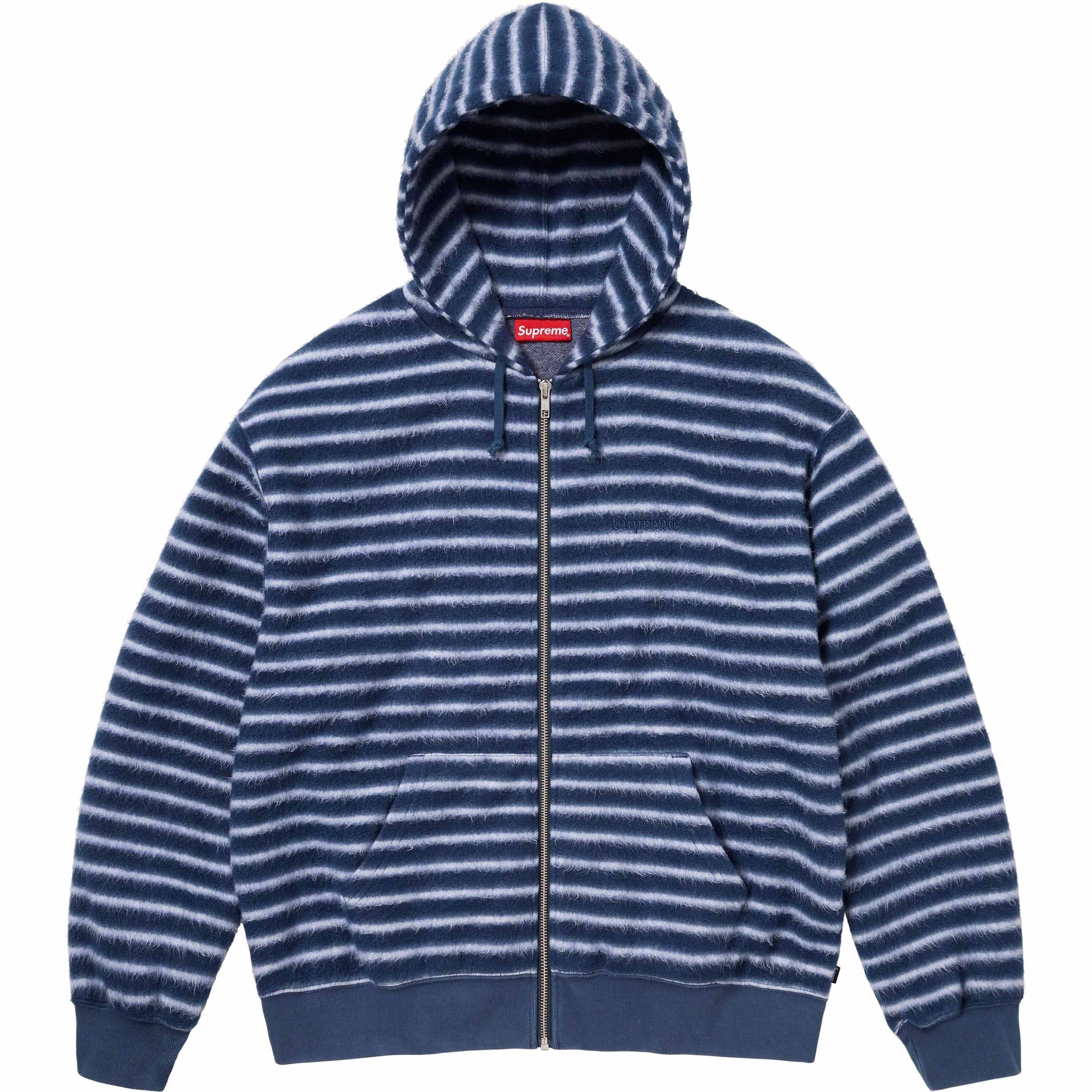 Brushed Zip Up Hooded Sweatshirt view 10